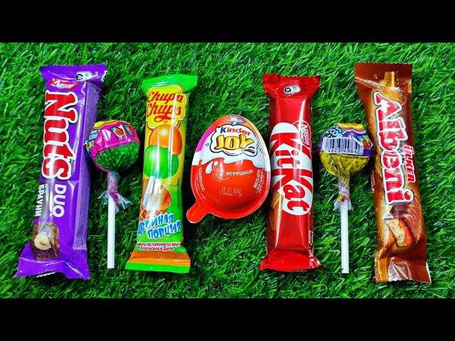 Satisfying video Asmr Lollipops candy and chocolate Gummy candy Cutting video