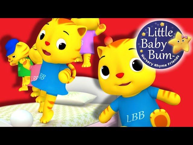 Five Little Kittens Jumping On The Bed | Nursery Rhymes for Babies by LittleBabyBum - ABCs and 123s