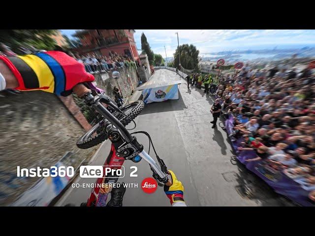 Insta360 Ace Pro 2 - Intense Urban Downhill POV at Red Bull Cerro Abajo 2024 (ft. Juanfer Velez)