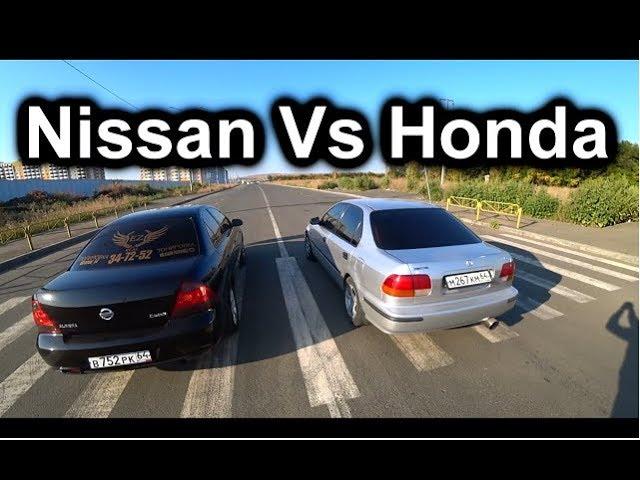 Nissan Almera Classic vs Honda Civic ГОНКА.Ниссан Альмера Классик против Хонда Цивик