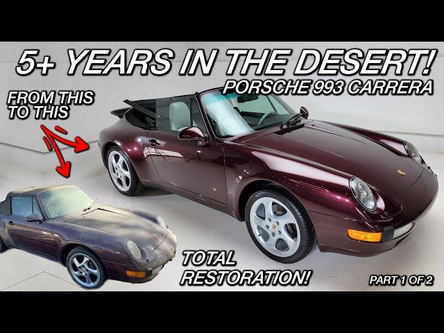 Restoring ABANDONED Porsche 993 Carrera to SHOWROOM floor - PART 1/2