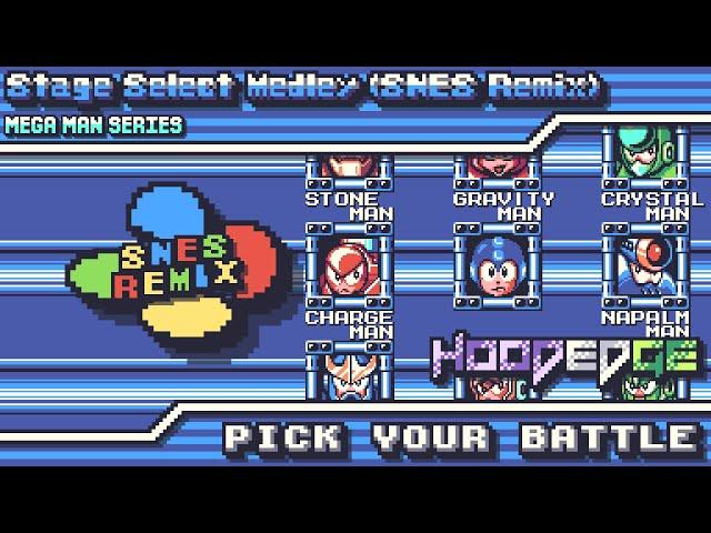  𝐒𝐅𝐂𝟑  Mega Man Series - Pick Your Battle ~ Stage Select Medley (SNES Remix)