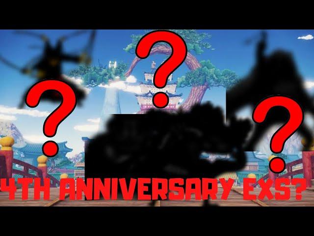 4TH ANNIVERSARY EX PREDICTIONS ONE PIECE BOUNTY RUSH OPBR