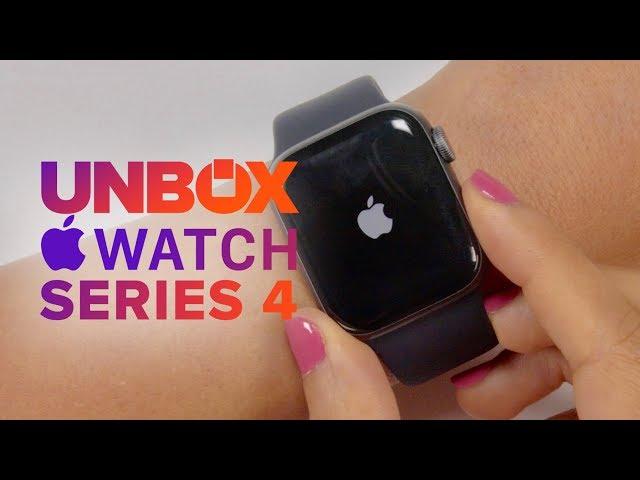 Apple Watch Series 4 unboxing - Aluminum 40mm space gray