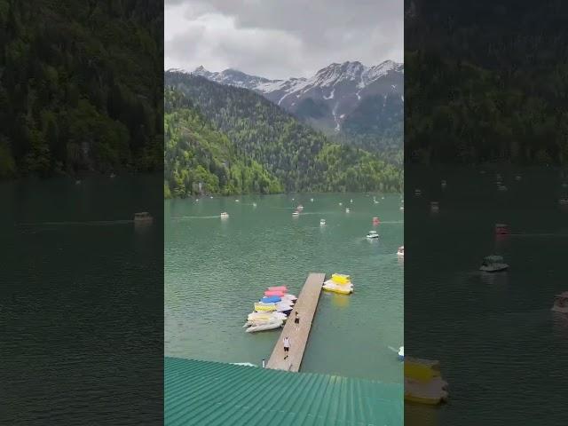 Абхазия, обстановка сегодня на озере Рица, 18 мая, ВЕСНА 2025 #абхазия #travel #туризм #рица #весна