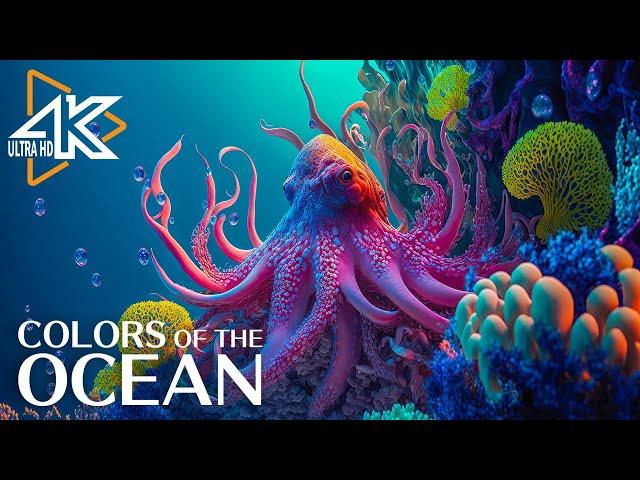The Ocean 4K - The Amazing Creatures of the Sea - Relaxing Sleep Meditation Music #3