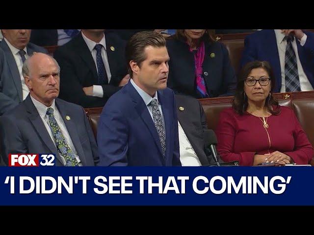 'I didn't see that coming': Politicians react to Matt Gaetz withdrawing from AG nomination