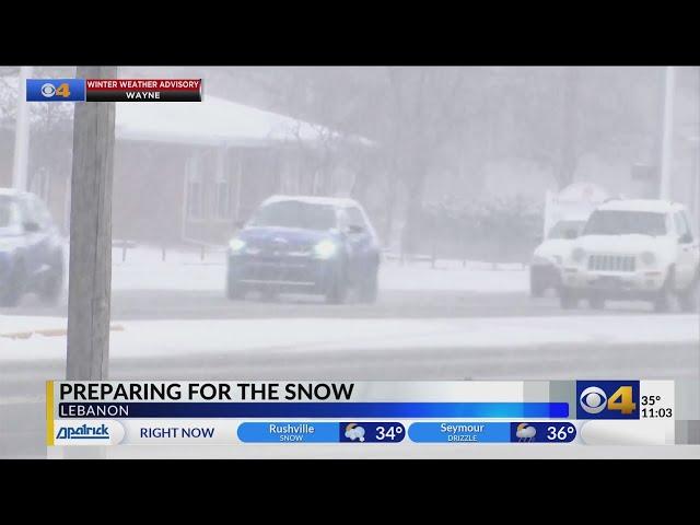 CBS4 talks to Boone County residents as the first snow of the season arrives