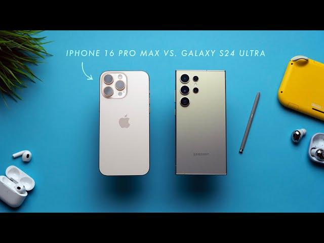 iPhone 16 Pro Max vs Galaxy S24 Ultra - The TOUGH Choice!