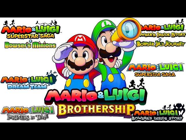 All Mario & Luigi Game Reveal Trailers (2003-2025)