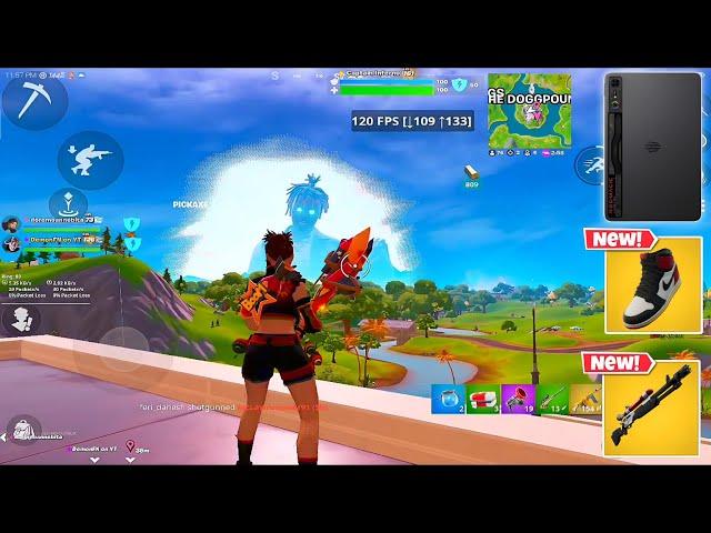 Red Magic Nova 120 FPS Fortnite Mobile Gameplay *NEW JUICE WRLD FORTNITE UPDATE! HIGH ELIMINATION*