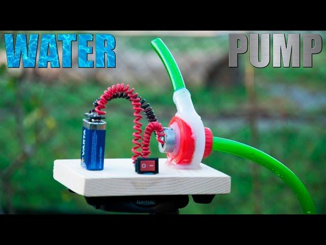 How to Make a Water Pump [Water Turbine]