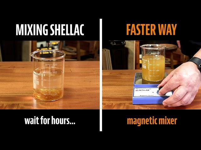 The Fastest Easiest Way to Mix Fresh Shellac