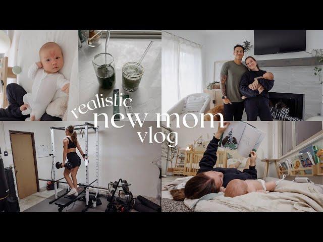 a *realistic* day in the life as a new mom!