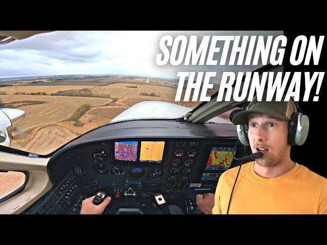 GO AROUND! Moose on the Runway?! | IFR Approach & Low Overshoot | Pilot Vlog