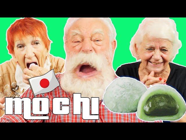 Senioren probieren JAPANISCHE MOCHI | Oma Geht Steil 