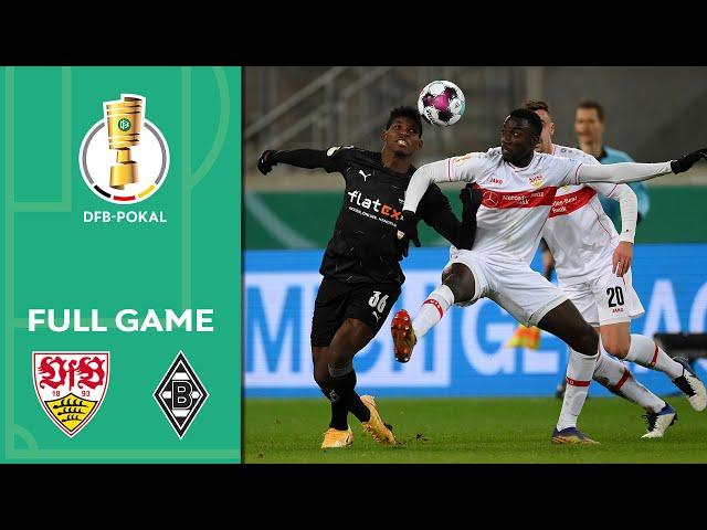 VfB Stuttgart vs. Borussia Mönchengladbach 1-2 | Full Game | DFB-Pokal 2020/21 | Round of 16