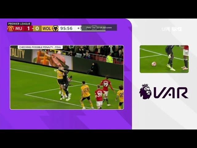 Onana PENALTY CLAIM Vs Wolves