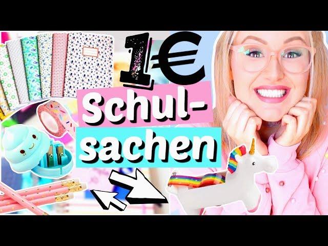 die niedlichsten SCHULSACHEN für nur 1€ | ViktoriaSarina