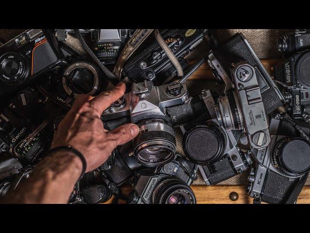 How I thrift film cameras - rare antique show finds