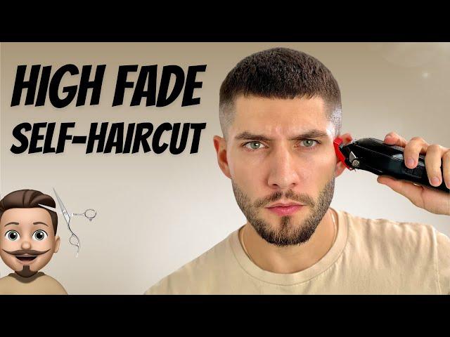 Summer High Fade Self Cut Tutorial | Cut My Own Hair Men 2024