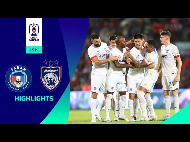 Sabah FC 1-5 Johor Darul Ta'zim | LS19 | Highlights Liga Super 2023