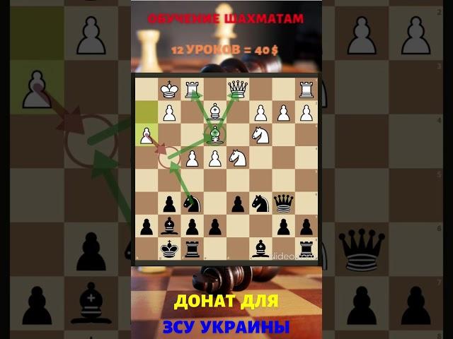 ЛОВУШКА! Сицилианская Защита Вариант Дракона за Черных! Атака Левенфиша! Уроки Шахмат для Начинающих