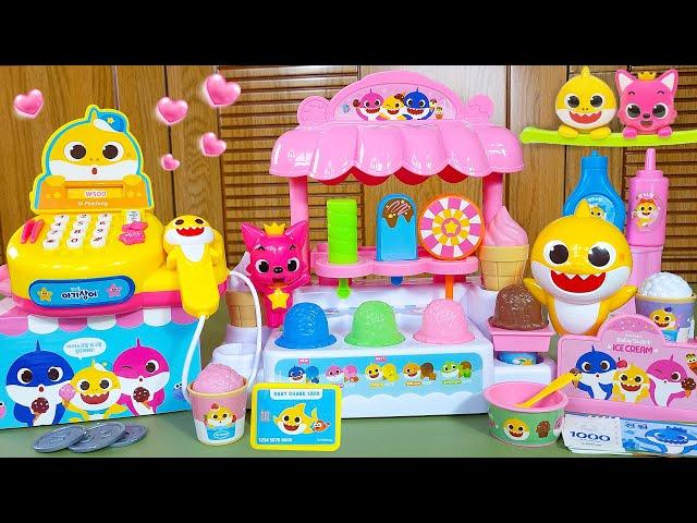 Satisfying with Unboxing Cute Shark Ice Cream Store Cash Register Toys Review Compilation ASMR