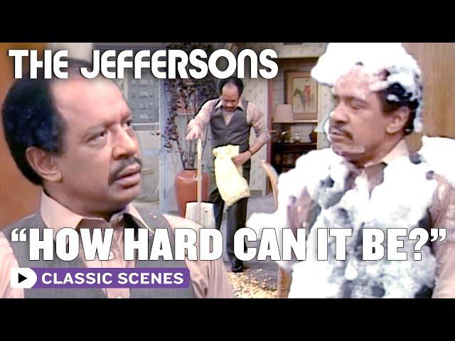 George Cleans The Apartment | The Jeffersons