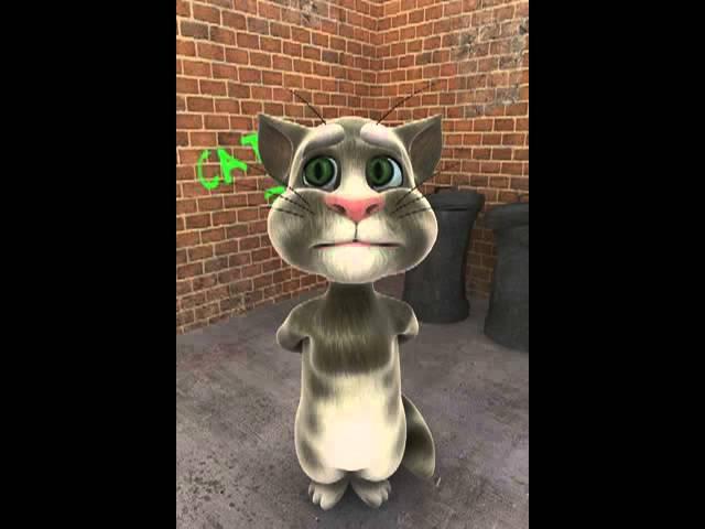 Talking tom wets himself