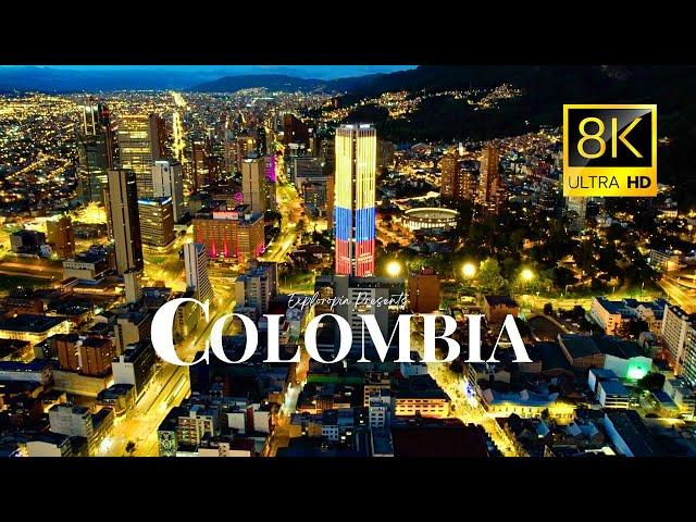 Colombia  in 8K ULTRA HD 60FPS Video by Drone