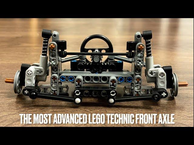 I Built The Most Advanced LEGO Technic Front Axle!!