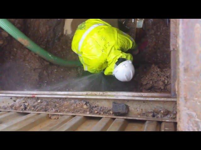 "Live" water main repair