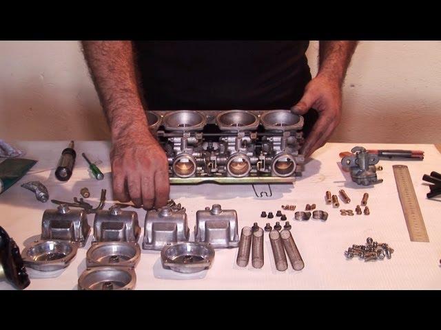 Motorcycle Mikuni CV Carburetor Cleaning for Suzuki, Honda, Yamaha Tutorial