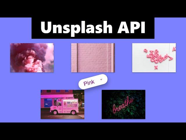 Amazing random gallery using Unsplash Api | image api | How to use unsplash api | javascript project