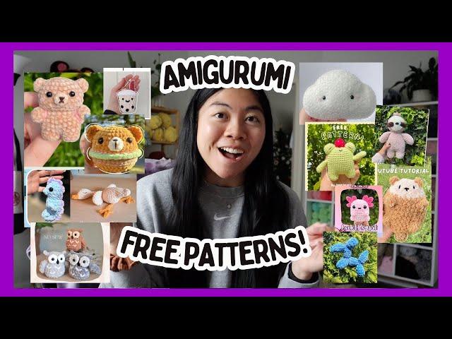 18 FREE Crochet Amigurumi Patterns  Beginner Friendly, Market Ideas, Quick & Cute Plushies 