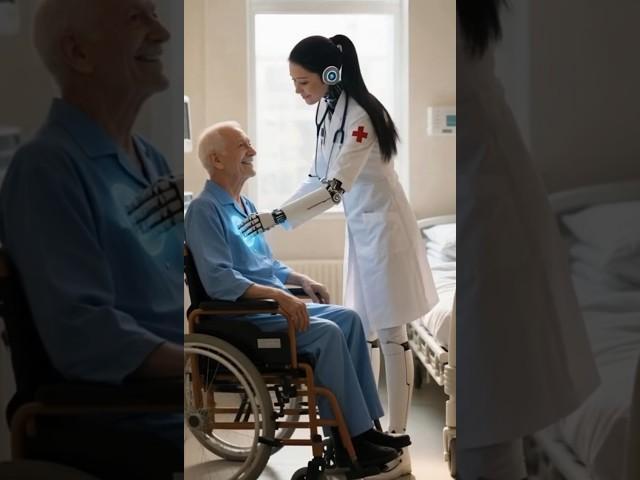 AI Nurse Robot Cares for Elderly Patient | Future of Elder Care #AINurse #ElderCare