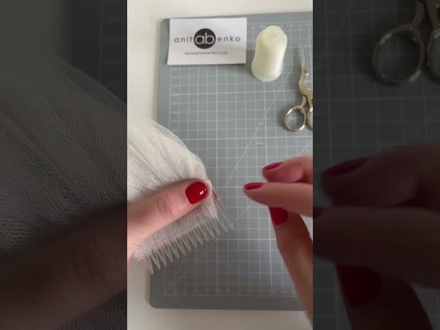 Making Wedding Veil, Anita Benko Bridal #wedding