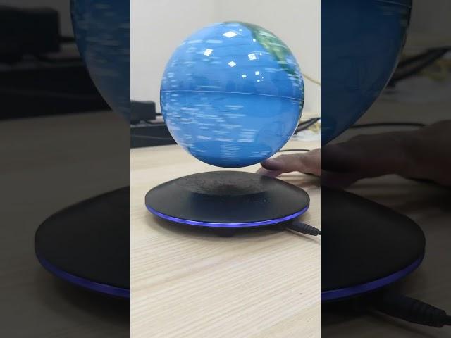 LED Magnetic Levitation Floating Globe #gadgets #tech #youtube #shorts