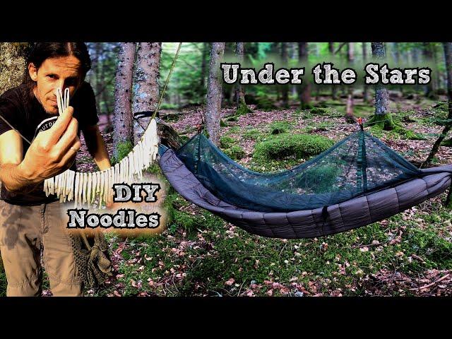 Hammock Camping Adventure: Discovering a Hidden Hut and DIY Noodles!