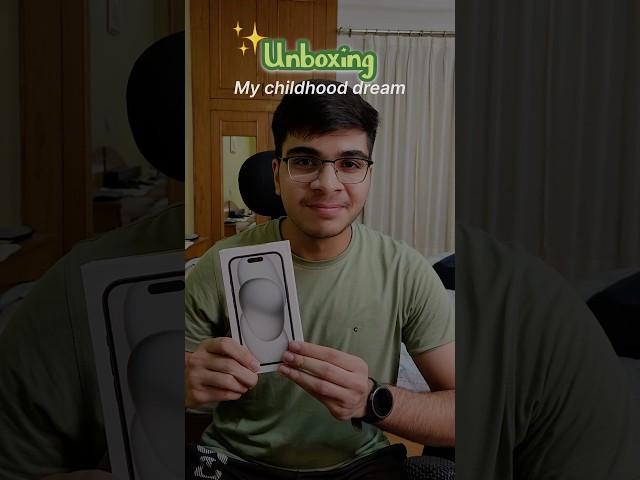 *Unboxing* my iPhone 15!! #unboxing #iphone #mbbs #motivation #dream #neet