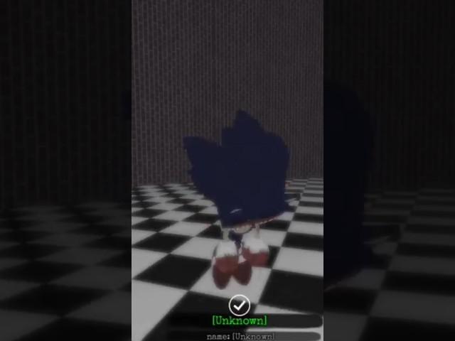 If Sonic was a ghost in Roblox Sonic.EXE RP part 3 #scary #halloween