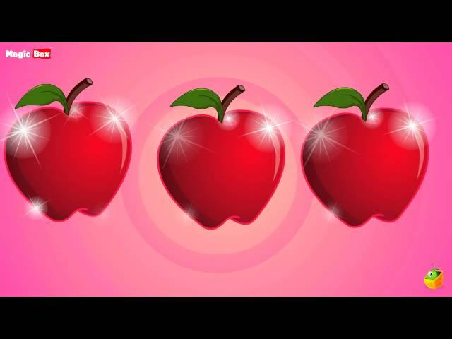 An Apple A Day - English Nursery Rhymes - Cartoon/Animated Rhymes For Kids