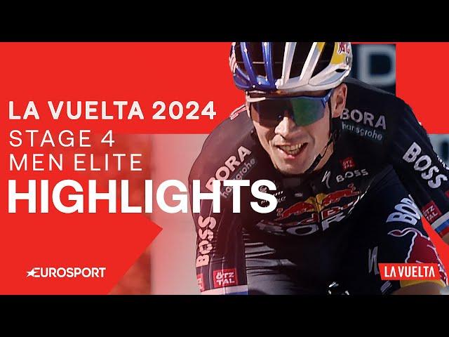 CYCLING MASTERCLASS!  | La Vuelta a España Stage 4 Highlights | Eurosport Cycling