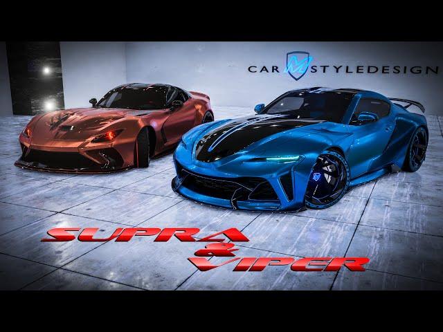 Toyota Supra & Dodge Viper: Stunning Cars You've Never Seen Before