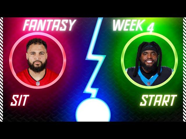 Fantasy Football Week 4 Start 'Em Sit 'Em