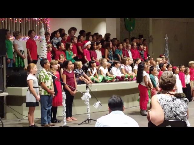 "You can't take Jesus out of Christmas" performed by the Makua Lani Christian Academy