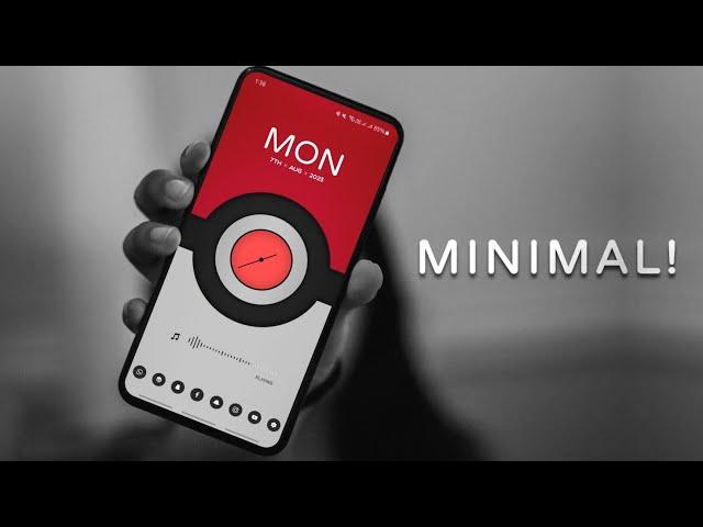 Clean & Minimal Android Home Screen Customization!