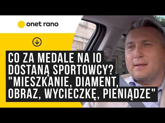 Co za medale na IO dostaną sportowcy? "Mieszkanie pod klucz, diament, obraz, wycieczkę, pieniądze"