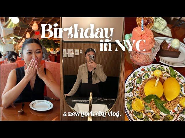 Living in NYC | a wholesome birthday week️